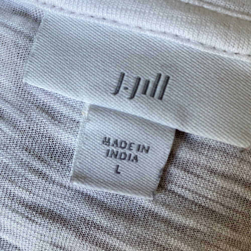 J. Jill Tan Shirt Size L - Picture 6 of 8